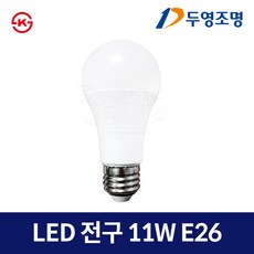 두영 핵세일 LED전구 11W, 전구색, 1개