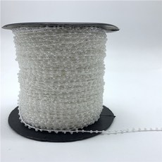 아플리케 5 야드 레이스 크리스탈 비즈 스팽글 패브릭 페르시 트림 리본 diy 바느질, 01, 1개