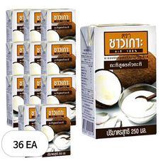 차오코 코코넛 크림, 250ml, 36개