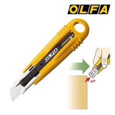 올파(OLFA) SK-4 안전 커터칼 박스커터, 1개