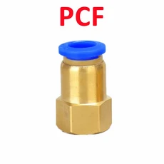 공압 공기 커넥터 피팅 PC/PCF/SL/PB/PX/PL 10mm 12mm 14mm 16 스레드 M5 3/4 "1 2 웨이 호스 피팅 파이프, 05 PCF, 04 10mm, 02 1/4"
