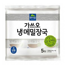 면사랑 냉동 가쓰오 냉메밀장국 1.5kg (300g x 5개입), 1박스