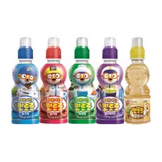 팔도 뽀로로음료 5종 혼합구성 (블루베리5+사과5+밀크5+딸기5+보리차4 총 24개), 24개