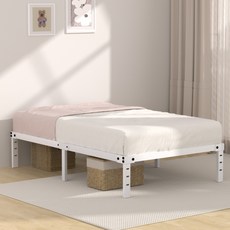 휴가하우스 견고한 철제 침대 프레임 매트리스 받침대 깔판 S/SS/Q, 화이트