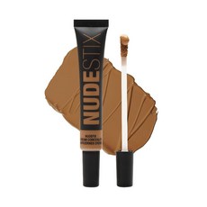 Nudestix NudeFix 크림 컨실러 경량 액체 자연스러운 피니쉬 메이크업 보습 브라이트닝 언더 아이 코렉터 쉐이드: 누드 10 10.1ml(3.3액량 온스), NUDE 09