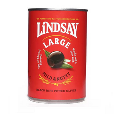 LINDSAY 린드세이 라지 블랙올리브 418gx6캔+캐릭터볼펜증정_코스트코 린지 블랙 올리브 통조림 캔, 170g, 1개