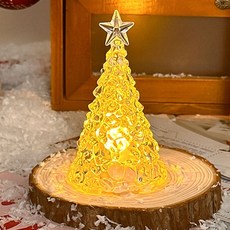크리스마스 미니트리 LED 무드등 카페 테이블 조명 데코 선물용 트리, 1개
