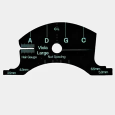 다기능 더블베이스 첼로 비올라 바이올린 어셈블리 게이지 브리지 템플릿 너트 스트링 간격 높이 몰드 보우, 02 Viola