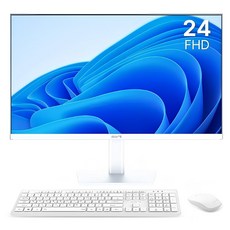 디클 2025 올인원 PC 셀러론 인텔 12세대, 화이트, 8GB, 512GB, WIN11 Home, CUP-A24S1