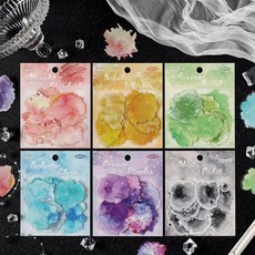 Alideco 스크랩북 스티커 빈티지 로맨틱 별이 빛나는 하늘 스크랩북 정크 저널 공예 장식 스티커 (xingqionghuijing) 120개, Xingqionghuijing