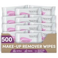 프레시 알로에 메이크업 리무버 물티슈 (호텔 에어비앤비 Fresh Aloe Makeup Remover Wipe for Hotel AirBnB VRBO Vacation R, 1개