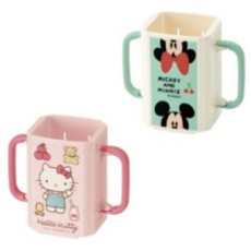 Skater 飲料輔助雙柄盒, Hello Kitty+Mickey and Minnie, 1組