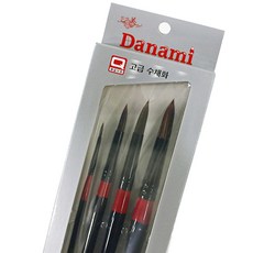단아미 700 수채화붓세트 4본조 (환)(2호 10호 16호 20호), 1개