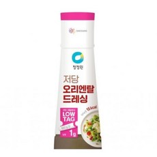 저당오리엔탈드레싱 청정원 310G, 1개