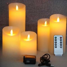 꺼지지 않는 양초 심야괴담회 결혼 티라이트 촛불집회, 파라핀 충전식  7.5x10cm, 1개