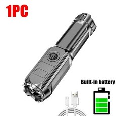 고전력 Led 손전등 Trustfire MC5 3300 루멘 충전식 Edc 자기 사용 21700 배터리 전원 표시기 횃불
