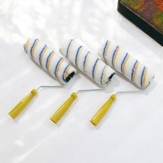 무지개표 페인트칠 수성 유성 겸용 페인트 롤러 3p, 1개