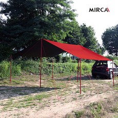 블랙코팅 300D 렉타타프세트 540cmX440xm, 블랙