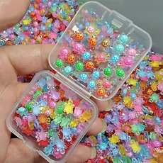 100/500개 야광 레진 거북이 피규어 귀여운 미니어처 요정 인형집 장식 공예품, 03 500pcs boxed