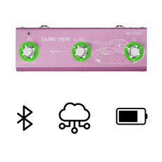 [M-VAVE TANK-MINI] 탱크 미니 기타 & 베이스 멀티이펙터 / 배터리 + 블루투스 내장, M-VAVE TANK-MINI