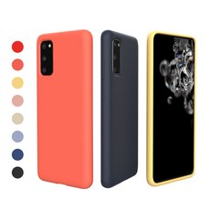 주파집 실리콘 정품 케이스 레드 갤럭시S20