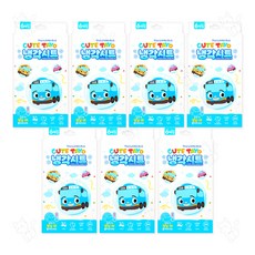 바람 BARAM ) 꼬마버스 타요냉각시트 캐릭터 냉각시트 COOLING GEL SHEET 쿨링시트, 6매입, 7개