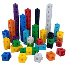[러닝리소스] 스냅큐브 500 PCS 학급세트 Learning Resources Snap Cubes Classroom Snap Cube Set Set of 500, 1세트