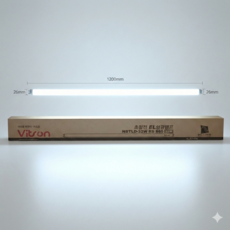 비츠온 형광등 주광색 32W 32EX-D 삼파장 1200mm 865RS 26mm 25개 박스 판매