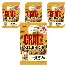 glico 格力高 Cratz杏仁果馬鈴薯脆餅 鹽味, 10包, 42g
