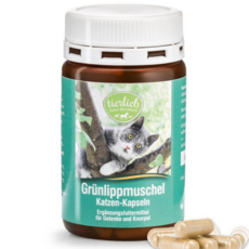 德國動物好朋友 貓用綠唇貽貝膠囊 (500mg), 1入, 可以整顆膠囊餵食，或拆開混入毛孩的日常飲食中, 90顆