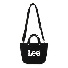 매장정품 리 LEE 트위치 로고 코튼 미니 토트백 블랙 LE2501BG18BK 654372