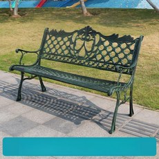 유럽풍 정원 벤치 안뜰 테라스 긴의자 조경 그린트윌체어 옥외용 베란다 야외 펜션, 피닉스 무광그린 무게 41kg