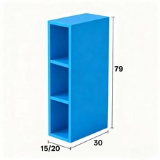 당당상점 까꿍선반 공간 좁은 주방 활용 벽, 블루 15 길이 30 깊이 79 높이