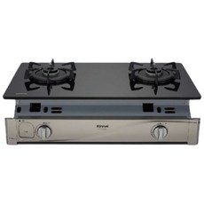 林內一級節能 RBTS-Q230G(B) 嵌入式感溫玻璃雙口爐 (含基本安裝、全聯禮卷), 嵌入式, RBTS-Q230G