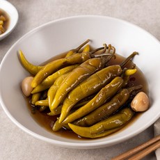 밥도둑 반찬 간장 고추 장아찌, 1개, 1kg