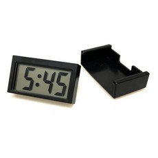 휴대용 접착 스탠드 욕실시계, 화이트