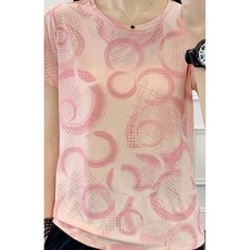 人行道Footway #8011 冰絲女上衣, #8011橘,3/4）女2L-3L胸52