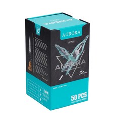 AURORA 紋身針, 1個, 50支混裝一體針