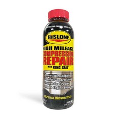 油工廠 RISLONE #4447 COMPRESSION REPAIR WITH RING SEAL 引擎壓縮修復劑 500ml 高里程引擎壓縮修復劑, 1個, 不限燃料類型