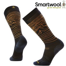 Smartwool Snowboard Iguchi x Arbor 男款 Snow中級減震滑雪高筒襪 SW003016, 001 黑色,L, 1個