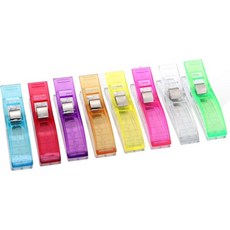 카이슌 20PCS 대형 멀티 컬러 플라스틱 재봉 클립 2.2인치 퀼팅 용품 원단 제본 및 수공예품을 위한 수제 DIY 포지셔닝