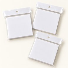 투명 메모지 펄가루 투명 스티커 메모지 50매/3개(7.5X7.5cm), 3개, 50매