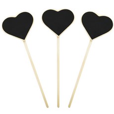 꽂이메모칠판(하트)/칠판모양 하트메모꽂이