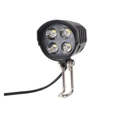 락모터스 전동 킥보드 일체형 LED 라이트 크락션 안개등 보조등 빵빵이 일체형 써치 용품, 1개, 블랙