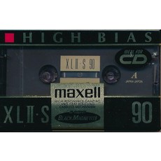 Maxell 블랙 90분 카세트 테이프