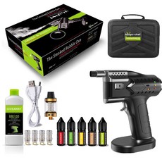 한행 가정용훈연기 요리 훈제 바베큐 충전식 세트 버블 파티 칵테인 바텐더 고기 삼겹살 업소용, 1개