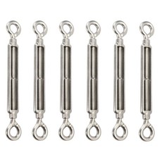 JG철물 (정품) 국산 고급형 고장력 던버클 턴버클 3/8 삼부 (삼팔) 10mm (6개입) 1묶음