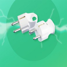 더가몽 220V 콘센트 코드 머리 전기플러그머리, ㄱ형