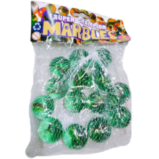 古意古早味 大顆彈珠(直徑2.5cm/約10顆) 懷舊童玩 花珠 玩具, 1個, 約10顆