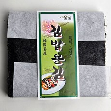 [바다찬미] 산지직송 완도산 햇 김밥김(최상급) 100매, 250g, 1개